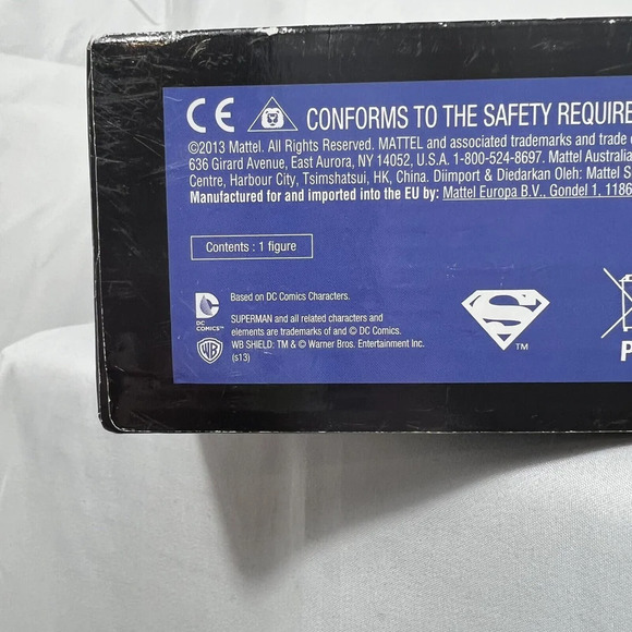 Mattel DC Superman Man Of Steel Mega Punch Superman 10" Action Figure New 2013 - Picture 7 of 8
